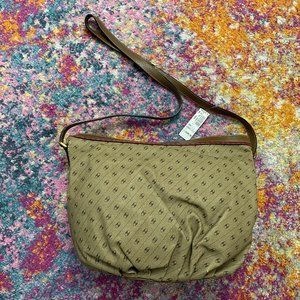 Vintage Gucci Monogram  Coated Canvas Shoulder Bag - Damaged